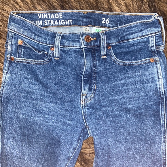Madewell Vintage Slim Straight Jeans - 26 - Picture 2 of 3
